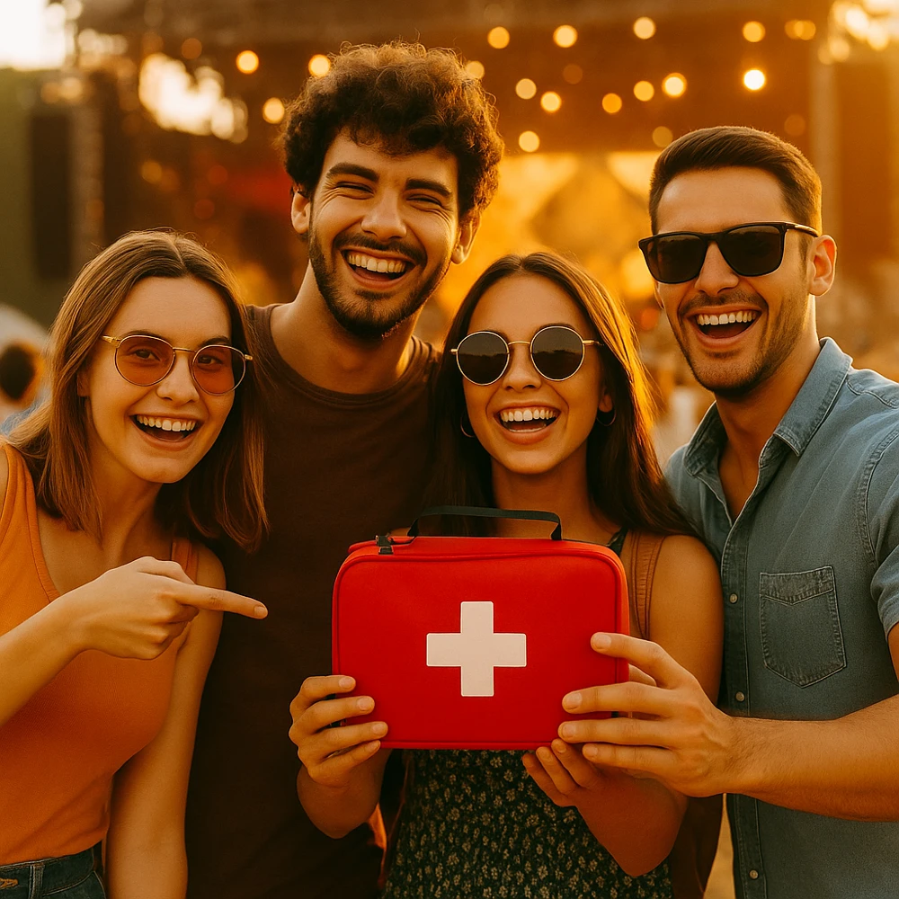 1 EHBO-kit op festivals – zo ben je altijd goed voorbereid